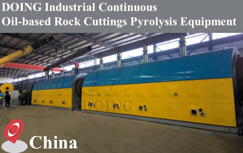 Máy nhiệt phân liên tục thông minh công nghiệp DOING đã mở rộng thành công lĩnh vực ứng dụng - Đá vụn gốc dầu!