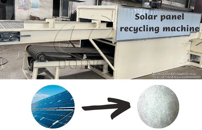 thiết bị tái chế tấm pin mặt trời