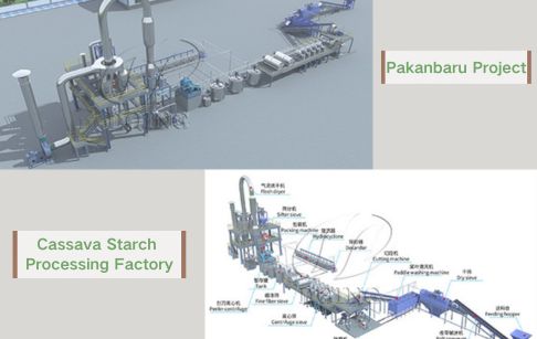 Nhà máy sản xuất tinh bột sắn 20 tấn/giờ Pakanbaru