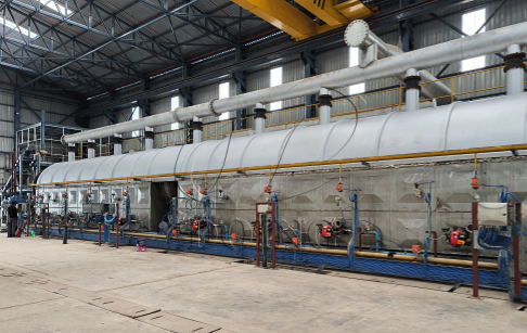 Ấn Độ lắp đặt máy nhiệt phân cao su liên tục hoàn toàn 50TPD