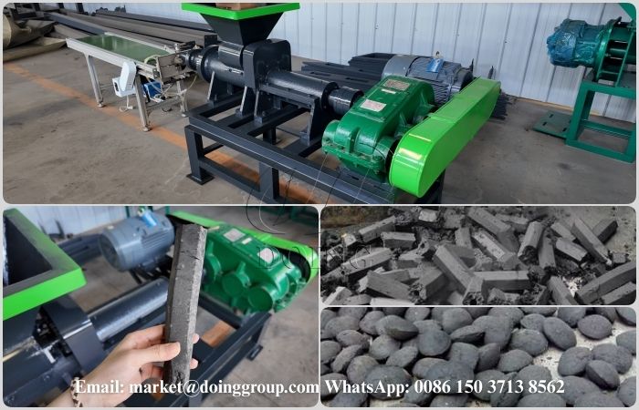 Máy ép than củi cho nhiều hình dạng than củi Máy ép than củi