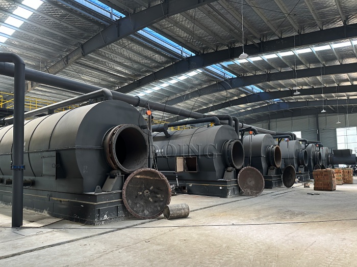 Thiết bị nhiệt phân nhựa theo mẻ DOING Thiết bị nhiệt phân chất thải nhựa DOING