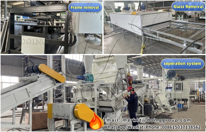 Quy trình tái chế tấm pin quang điện