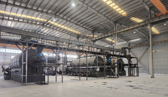 Nhà máy nhiệt phân lốp xe DOING