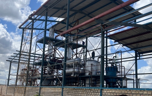 Nhà Máy Chưng Cất Và Tái Chế Dầu Động Cơ Thải 10TPD Được Lắp Đặt Thành Công Tại Kenya