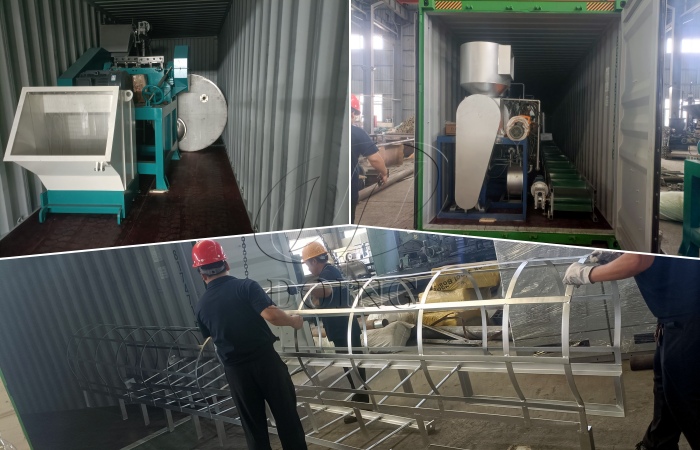 Khu vực đóng gói nhà máy tích hợp công suất 2,5 tấn/mẻ chuyển đổi nhựa phế thải thành dầu diesel và xăng tại Indonesia Nhà máy chuyển đổi nhựa phế thải thành dầu diesel và xăng của DOING
